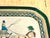 Hand Painted Embossed Horse and Carriage Porcelain Tray For Sale - Image 9 of 12
