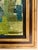 Asparagus Original Oil Cubist Abstract on Canvas in Antique Frame For Sale - Image 8 of 8