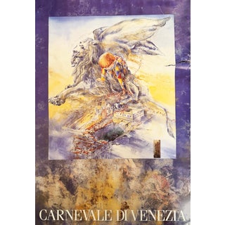 Kazuo Yagi - Carnevale Di Venezia, 1995, Offset Lithograph Poster on Paper For Sale