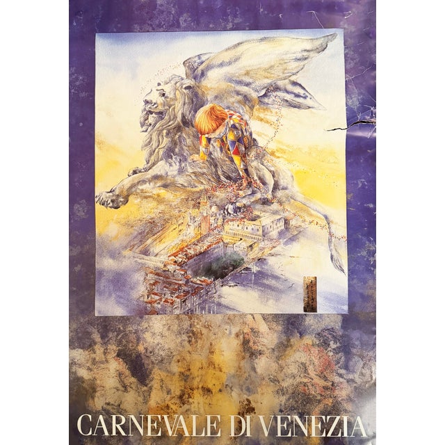 Kazuo Yagi - Carnevale Di Venezia, 1995, Offset Lithograph Poster on Paper For Sale