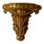 Vintage Mid Century Neoclassical Gold Gilt Wall Bracket, Made in Mexico For Sale