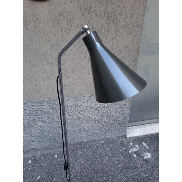 Mid-Century Modern Crome Model LTE3 Floor Lamp by Ignazio Gardella for Azucena, 2000s For Sale - Image 3 of 5