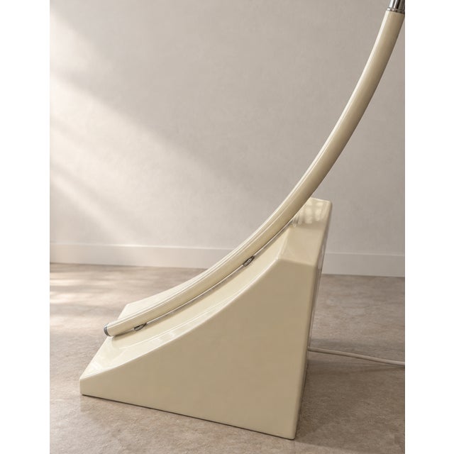 Metal Arc Lamp, Italy, 1960s For Sale - Image 10 of 12