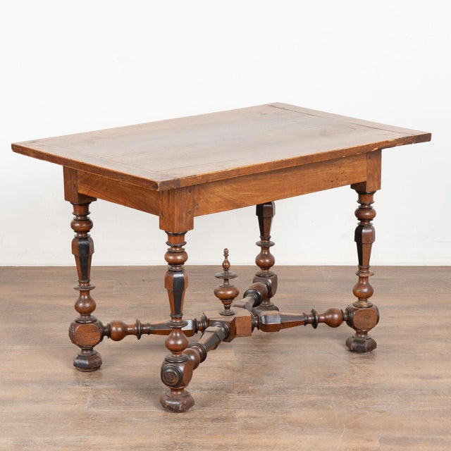 19th Century Danish Oak Side Table With Single Drawer For Sale - Image 11 of 11