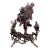 Monumental Chinese Rootwood (Burl) Daoist Sage with Attendants, Late Qing For Sale