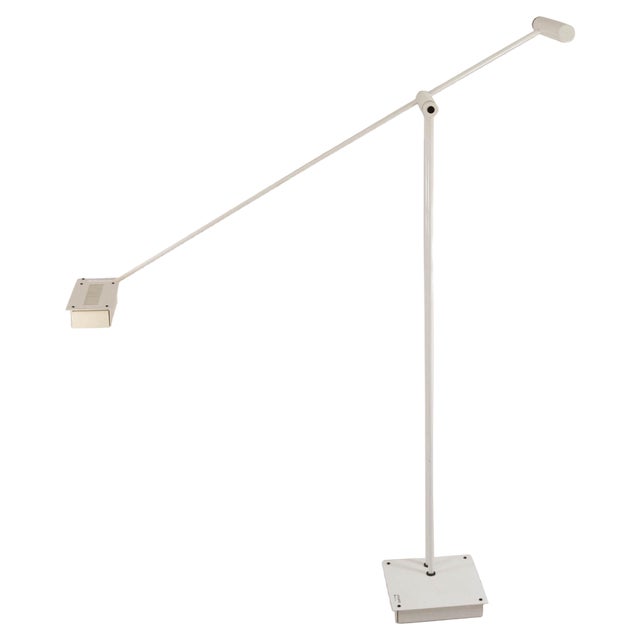 White Samurai Floor Lamp by Shigeaki Asahara for Stilnovo, 1970s For Sale