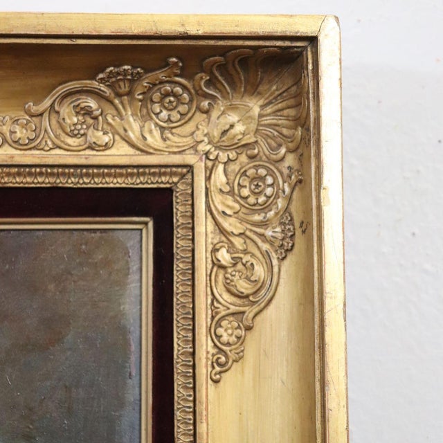 A. Villa, Girl Lying Down, Oil Painting on Board, Late 19th Century, Framed For Sale - Image 11 of 16