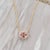 1990s 1990s Natural Tourmaline Diamond Pendant Necklace 18" 14k YG 1.52 TCW Certified For Sale - Image 5 of 13
