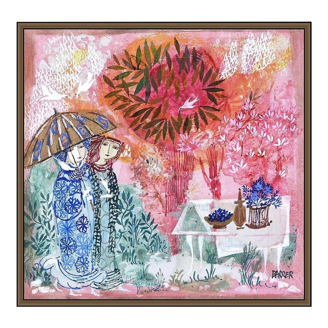 Mid 20th Century Eastern Elegance, Gertrude Barrer For Sale