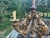 Gold Early 20th Century Baroque Giltwood Chandelier For Sale - Image 8 of 11