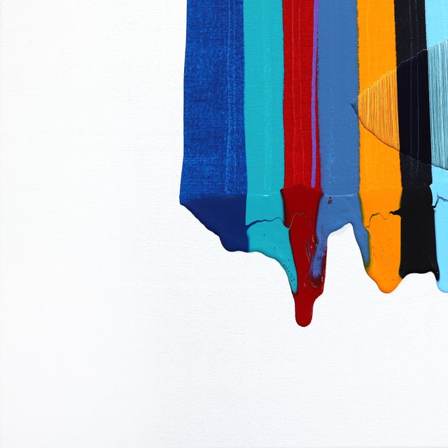 2020s Fils I Colors DCXCIV - Large Colorful Abstract Contemporary Art on Canvas Original Artwork by Raul De La Torre For Sale - Image 5 of 9