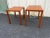 Bent Silberg Mobler Danish Modern Teak Nesting Tables- Set of 2, 1960's For Sale - Image 12 of 12