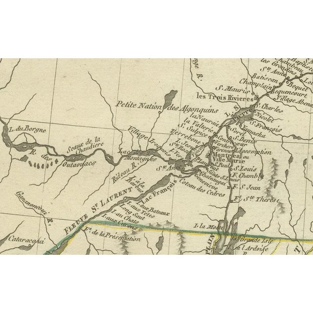 Antique Map of the Northeastern United States and Canada by Tardieu, 1802 For Sale - Image 4 of 9