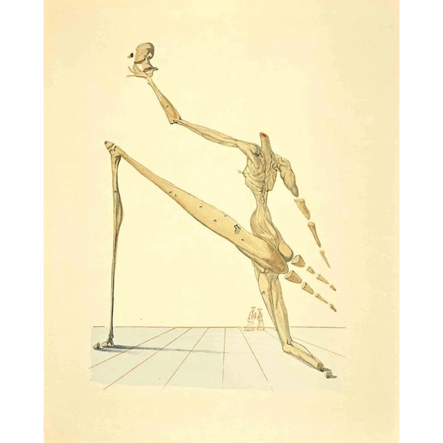 Salvador Dali, Bertrand de Born, Woodcut Print, 1963 For Sale - Image 4 of 4