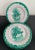 Italian Vintage Turquoise Majolica Plates Italy - Set of 4 For Sale - Image 3 of 7