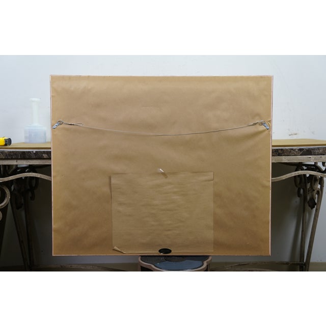 Printmaking Materials Kathryn Fincher the Dream Keepers American Flag 911 Tribute Lithograph Print 34" For Sale - Image 7 of 13