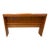 Vintage Danish Modern Queen Size Teak Headboard For Sale