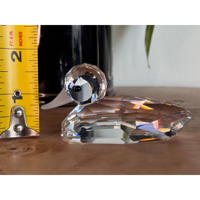 Vintage Swarovski Crystal Mallard Duck Figurine For Sale - Image 6 of 6