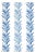 Sample - The House of Scalamandré Chira Island Wallpaper, Blue Marine For Sale