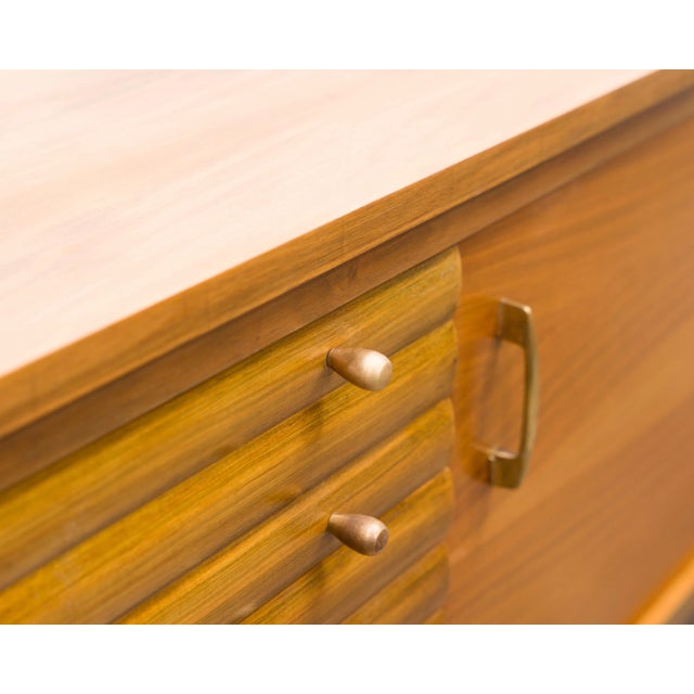 Vintage Sideboard in Walnut, 1950s For Sale - Image 11 of 15