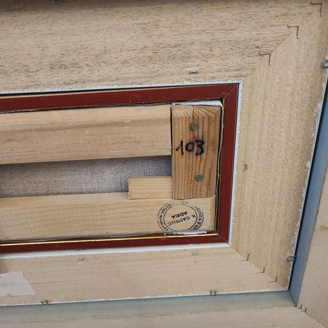 Ernesto Treccani, Landscape, Oil on Canvas For Sale - Image 5 of 10