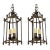 Pair of Mid 20th Century Brass Lanterns For Sale