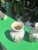 Ceramic Pair of Handmade Floral Ceramic Vases For Sale - Image 7 of 8