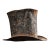 Antique Painted Tin Top Hat Trade Sign or Display Form For Sale
