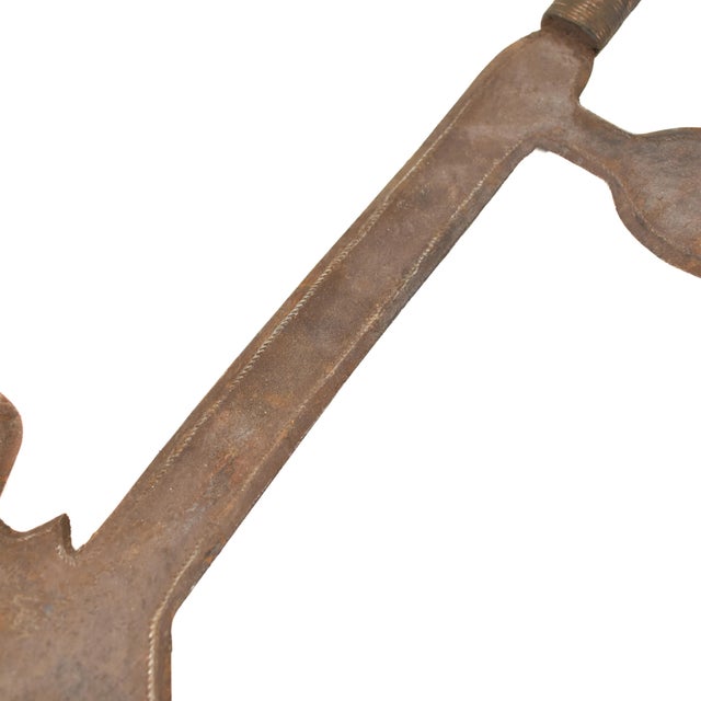 Early 20th Century Early 20th Century Central African Old Ceremonial Knife For Sale - Image 5 of 6