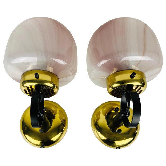 Opaque Glass Sconces by Peill & Putzler, 1970s, Germany - A Pair For Sale - Image 11 of 11