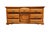 Brown Bassett Furniture Solid Oak Early American Country Style 68" Triple Door Dresser 2283-247 For Sale - Image 8 of 16