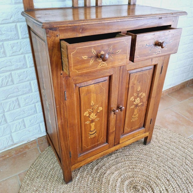 Arts & Crafts Hall Stand in Teak For Sale - Image 14 of 18
