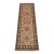 Kazak Runner 1’11” X 5’8” Gray Wool Tribal Hand-Knotted Oriental Rug For Sale