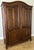 Antique French Louis XVI Style Carved Oak 2-Door Wardrobe For Sale - Image 4 of 16