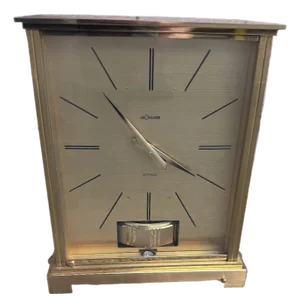 Vintage Jaeger LeCoultre Atmos Desk Clock Embassy VII
