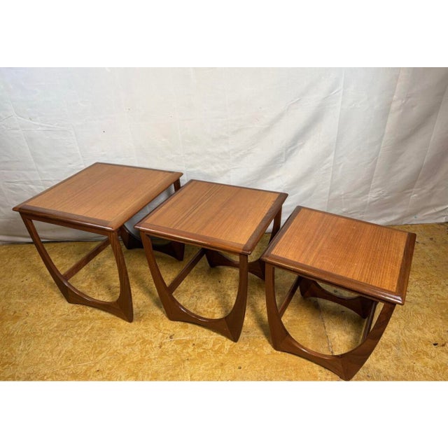Mid- Century Teak Nest of Tables from G Plan, 1960, Set of 3 For Sale - Image 4 of 13