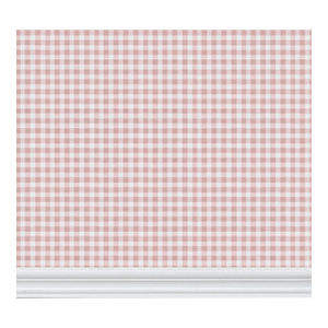 Austen Gingham Small Check Removable Wallpaper – Powder Pink Sample