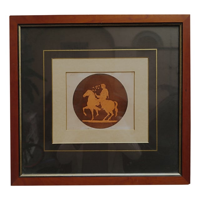 Jean-Baptiste-Claude-Richard De Saint-Non, Bacchus, 1781, Etching, Framed For Sale