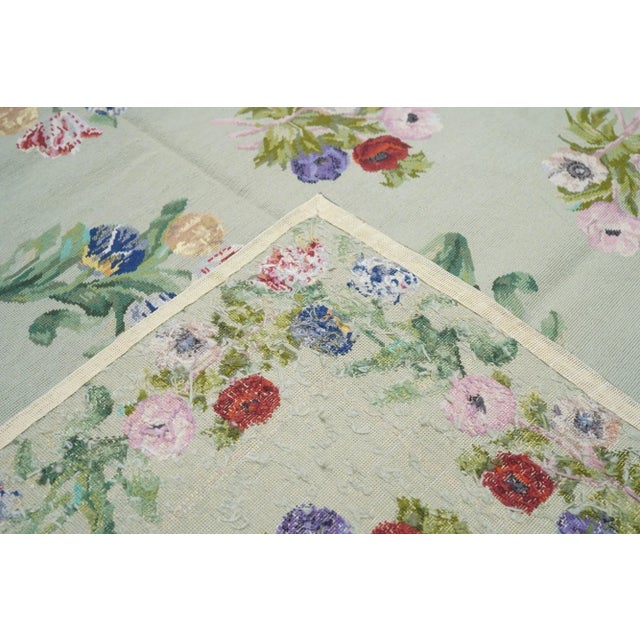 French Aubusson Design Rug 6'0" X 9'0" For Sale - Image 10 of 10