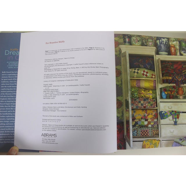 Kaffe Fassett Dreaming in Color an Autobiography Hard Cover Book For Sale - Image 10 of 13