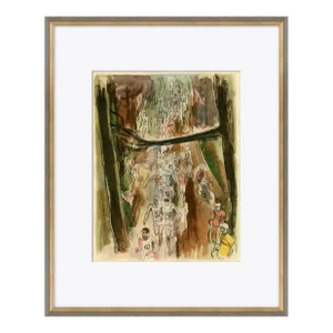 Sports & Activities: Marathon, Framed Art Print