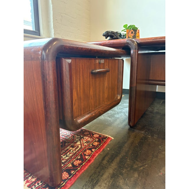 Dyrlund Rosewood Desk For Sale - Image 11 of 12