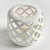 Expertly crafted from hand cut ceramic strips, and finished in a brightWhite glaze, this hurricane lets all the light...