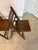 A Pair of Vintage Mid-Century Wooden Slatted Folding Chairs For Sale In Phoenix - Image 6 of 12