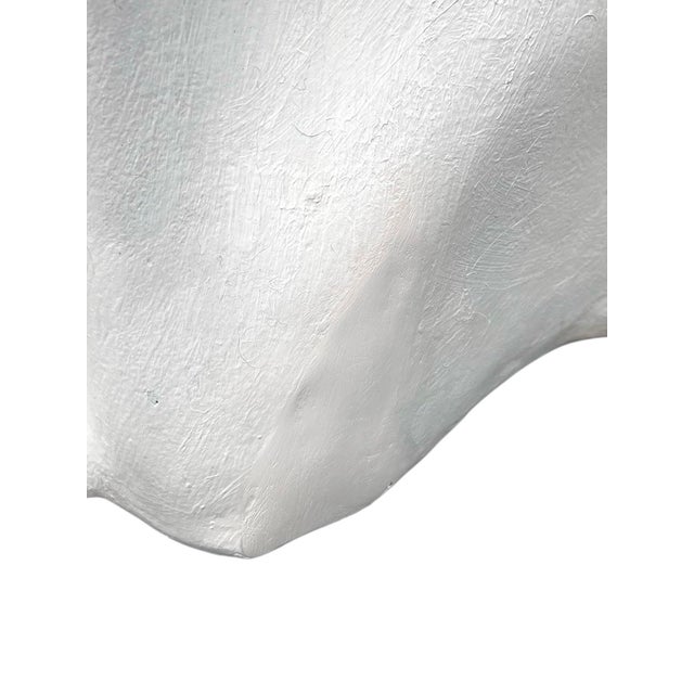 Draped Plaster Tromp L’oeil Side Table For Sale - Image 9 of 10