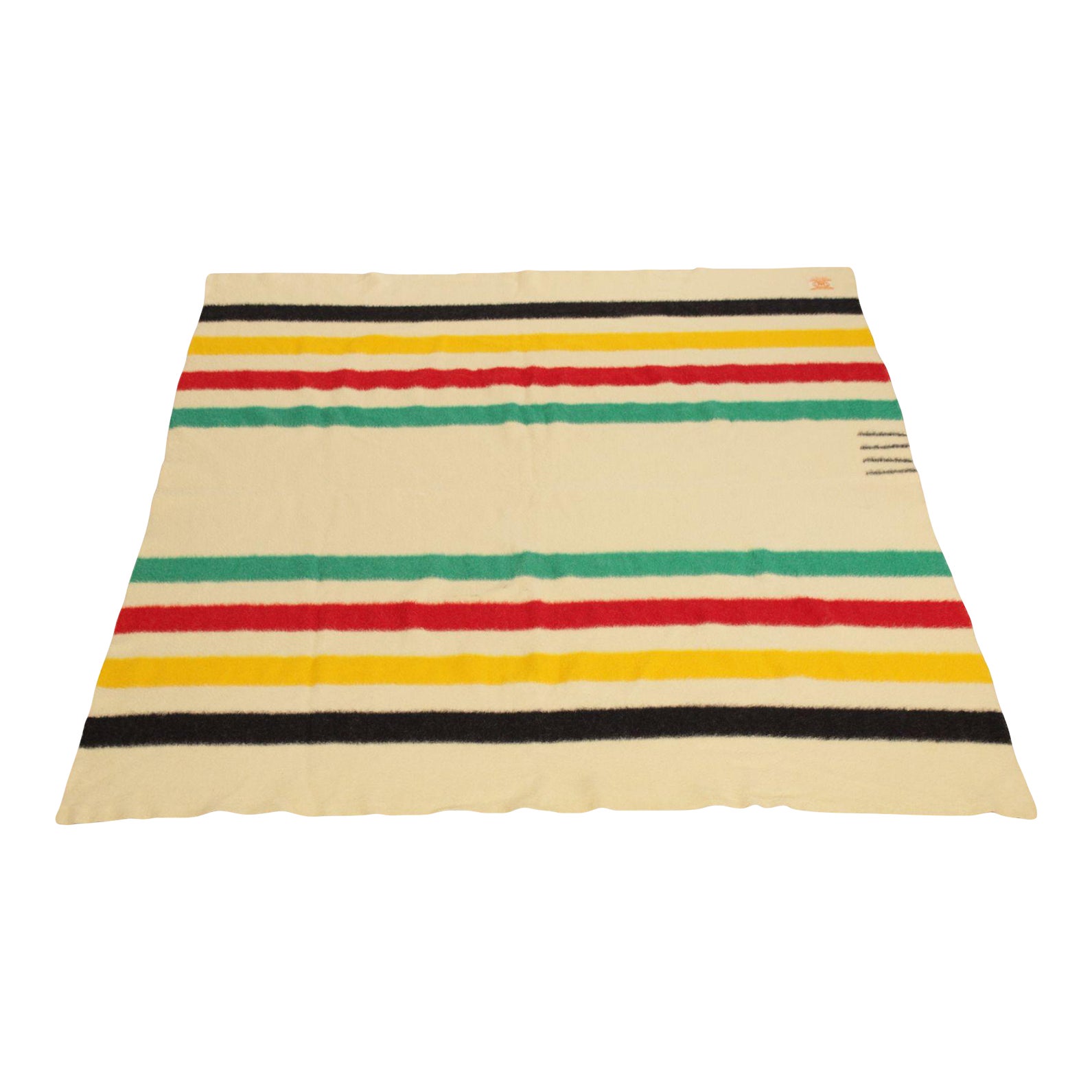 Vintage Hudson's Bay Company FourPoint Wool Blanket Chairish