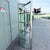 Postmodern Sculpted Brushed Metal Etagere/Bookshelf With Tear Drop Glass Shelves For Sale - Image 9 of 12