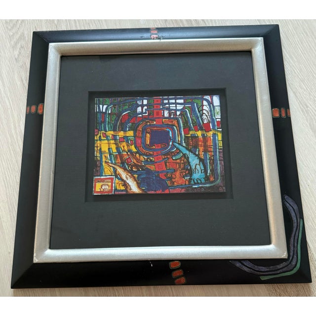 1980s Friedensreich Hundertwasser, Four Framed Etchings For Sale - Image 5 of 9