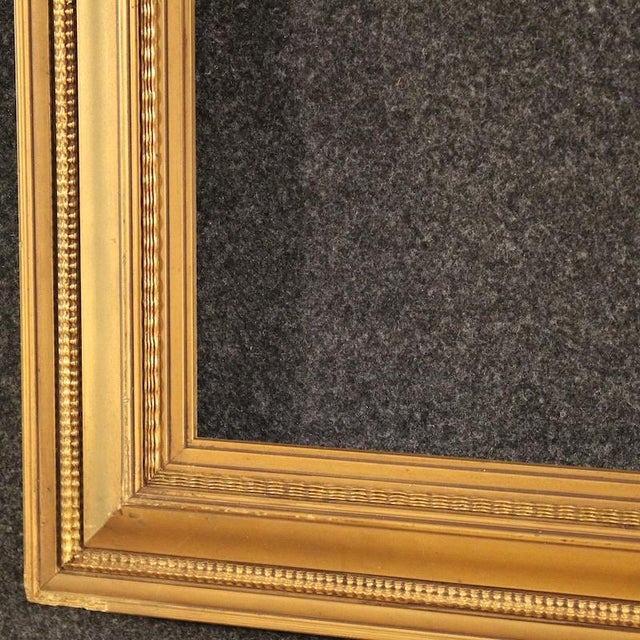 Vintage Italian Gilded Wood and Plaster Frame, 1950 For Sale - Image 13 of 14