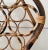 Wood Vintage Boho Tortoiseshell Bamboo Wine Rack For Sale - Image 7 of 9